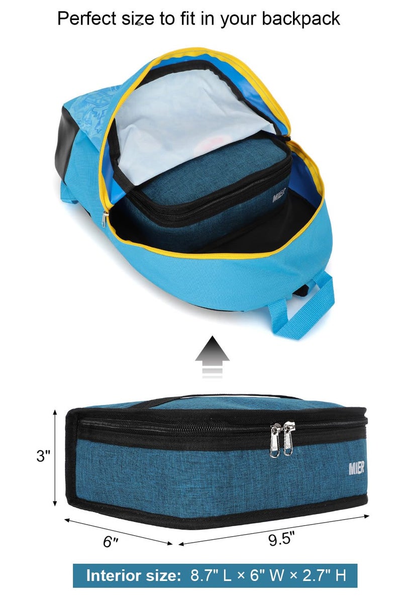 MIER Portable Thermal Insulated Cooler Bag Mini Lunch Bag for Kids  Ocean Depths - Image 4
